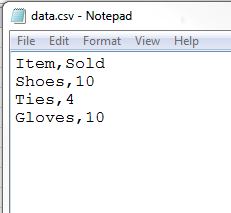 import csv file